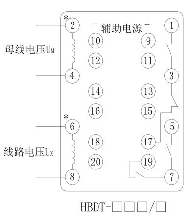 HBDT-14A/5内部接线图